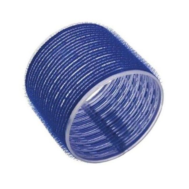 Бигуди на липучке Tico Professional (синие) 70 мм, 6 штук