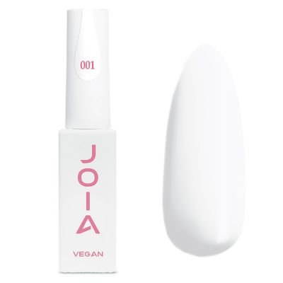 Гель-лак JOIA Vegan №001 (классический белый, эмаль) 6 мл