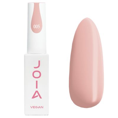 Гель-лак JOIA Vegan №005 (бежево-розовый, эмаль) 6 мл