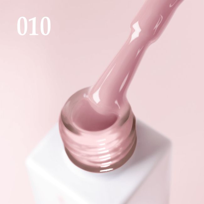 Гель-лак JOIA Vegan №010 (пудровый розовый, эмаль) 6 мл