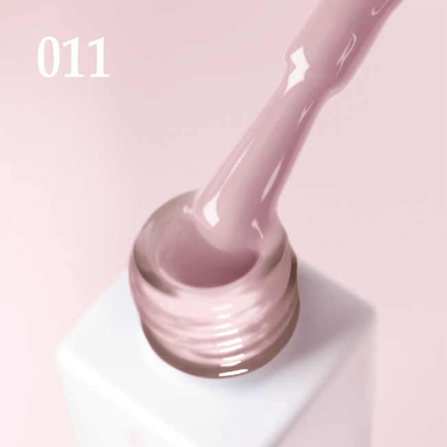 Гель-лак JOIA Vegan №011 (дымчатый розовый, эмаль) 6 мл