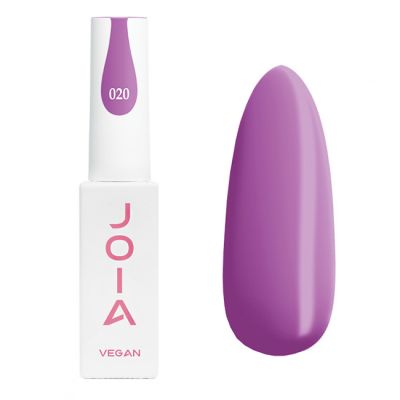 Гель-лак JOIA Vegan №020 (ярко-фиолетовый, эмаль) 6 мл