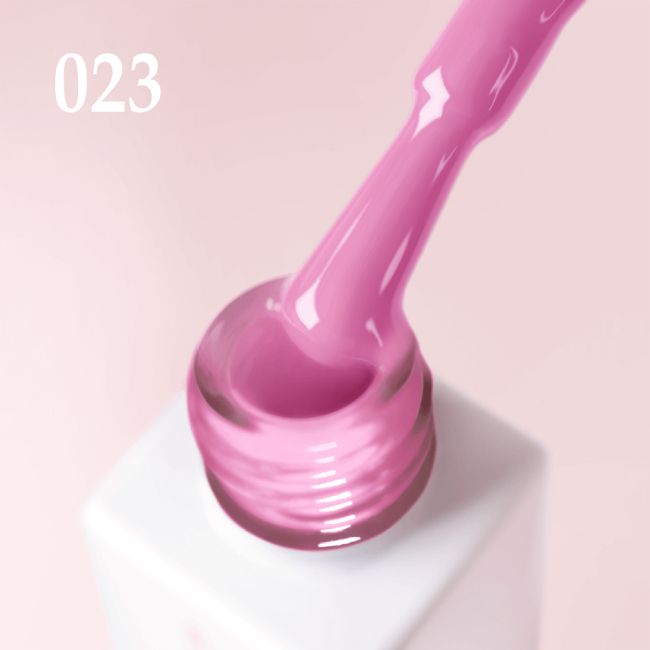 Гель-лак JOIA Vegan №023 (светлая розовая фуксия, эмаль) 6 мл