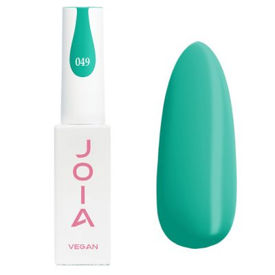 Гель-лак JOIA Vegan №049 (мятно-бирюзовый, эмаль) 6 мл