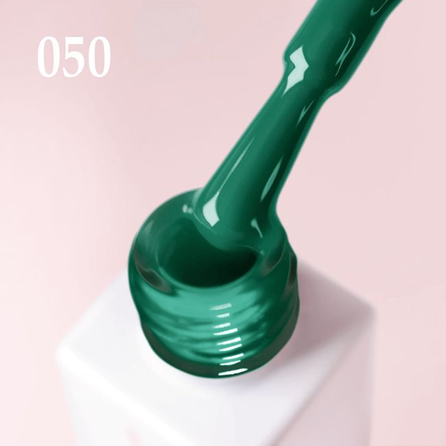 Гель-лак JOIA Vegan №050 (насичений зелений, емаль) 6 мл