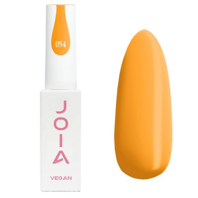 Гель-лак JOIA Vegan №054 (яркий оранжевый, эмаль) 6 мл