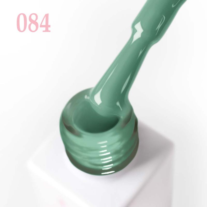 Гель-лак JOIA Vegan №084 (пудровий зелений, емаль) 6 мл