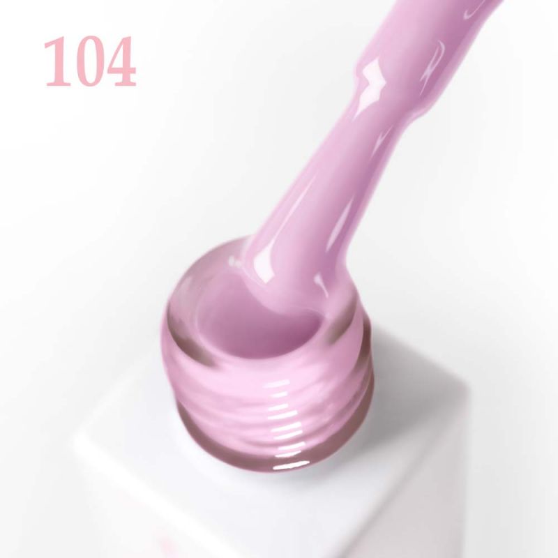 Гель-лак JOIA Vegan №104 (пудровый светло-розовый, эмаль) 6 мл