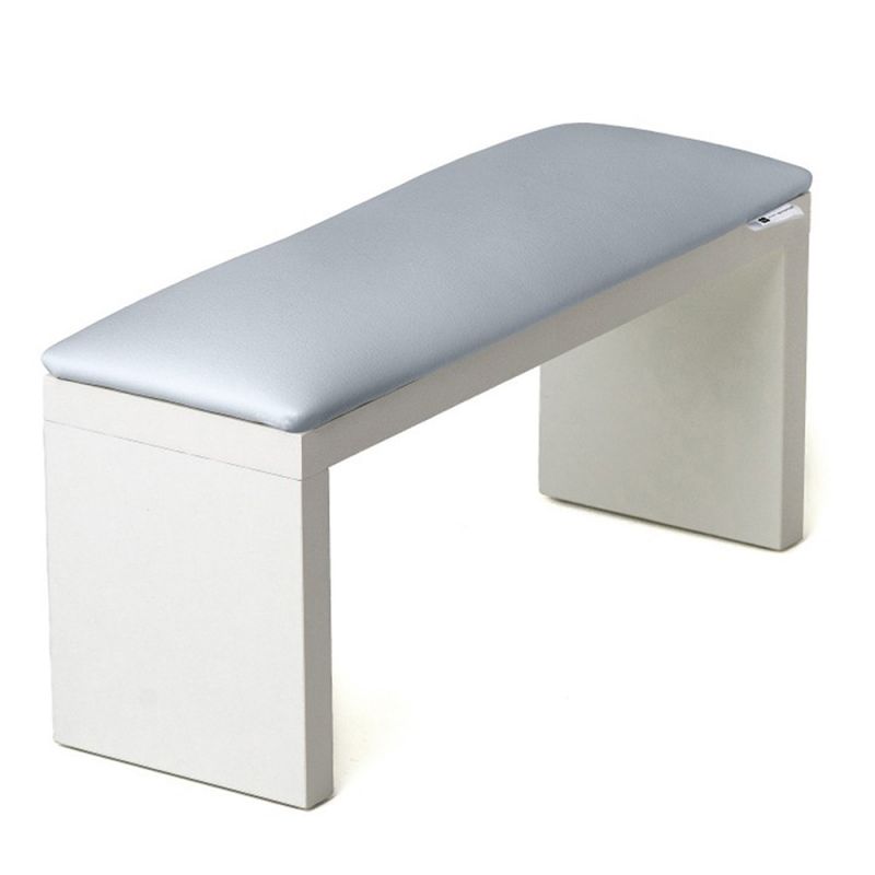 Підлокітник для манікюру Eco Stand Wood Gray&White (на білих ніжках)
