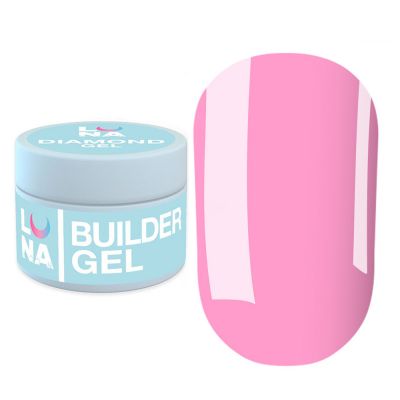 Гель для нарощування Luna Premium Gel №15 (класичний рожевий) 30 мл