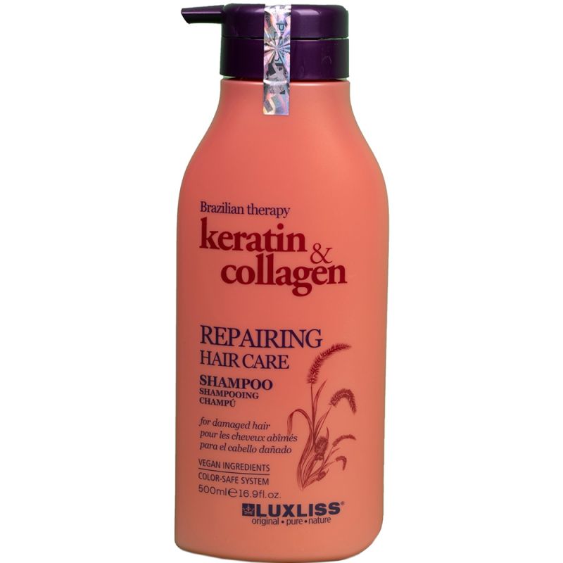 Шампунь для волос восстанавливающий Luxliss Repairing Hair Care Shampoo 500 мл