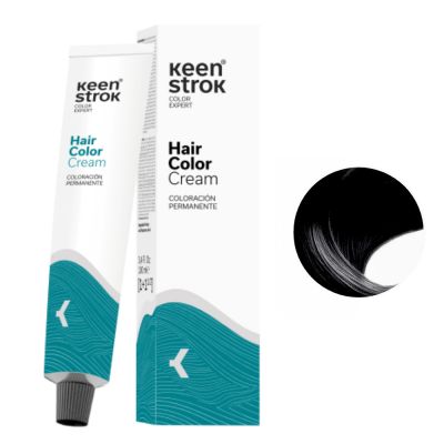 Крем-краска для волос Keen Strok Hair Color Cream 1 (черный) 100 мл