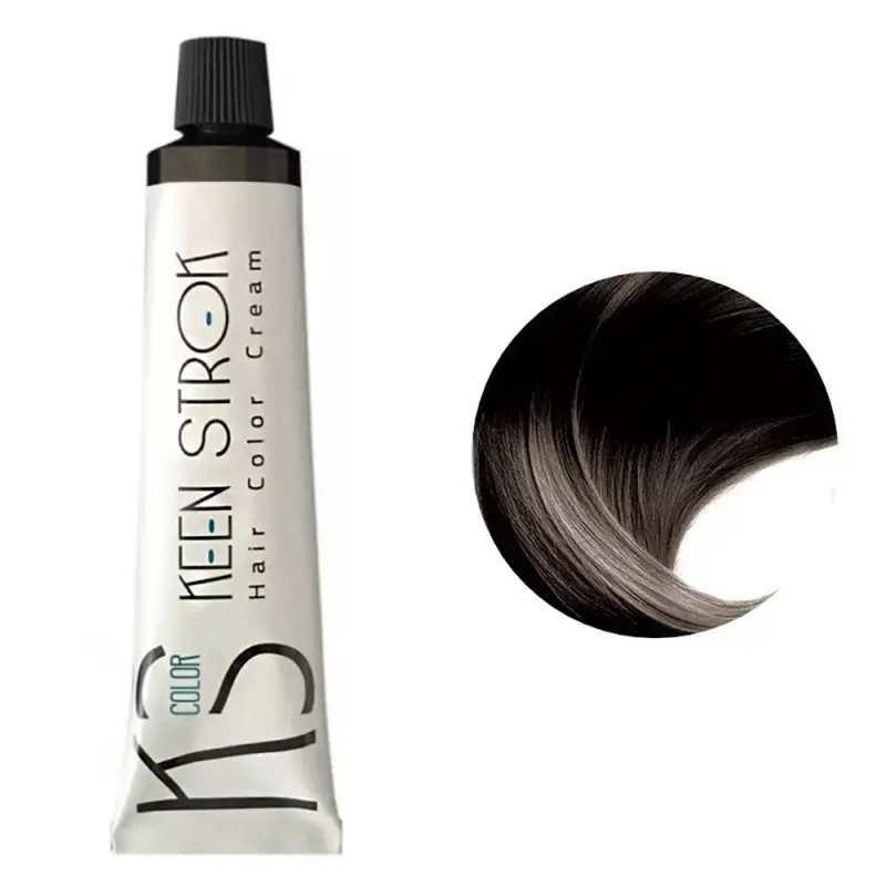 Крем-фарба для волосся Keen Strok Hair Color Cream 3 (темний коричневий) 100 мл