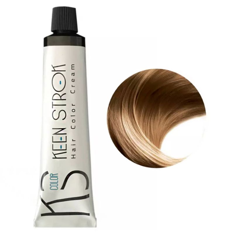 Крем-фарба для волосся Keen Strok Hair Color Cream 8 (світлий блонд) 100 мл