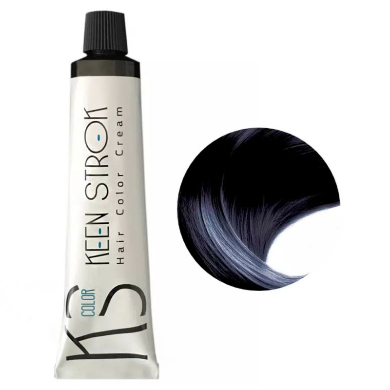 Крем-краска для волос Keen Strok Hair Color Cream 1.7 (сине-черный) 100 мл