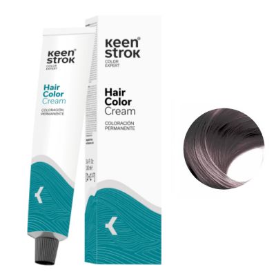 Крем-фарба для волосся Keen Strok Hair Color Cream 5.1 (попелястий світлий коричневий) 100 мл