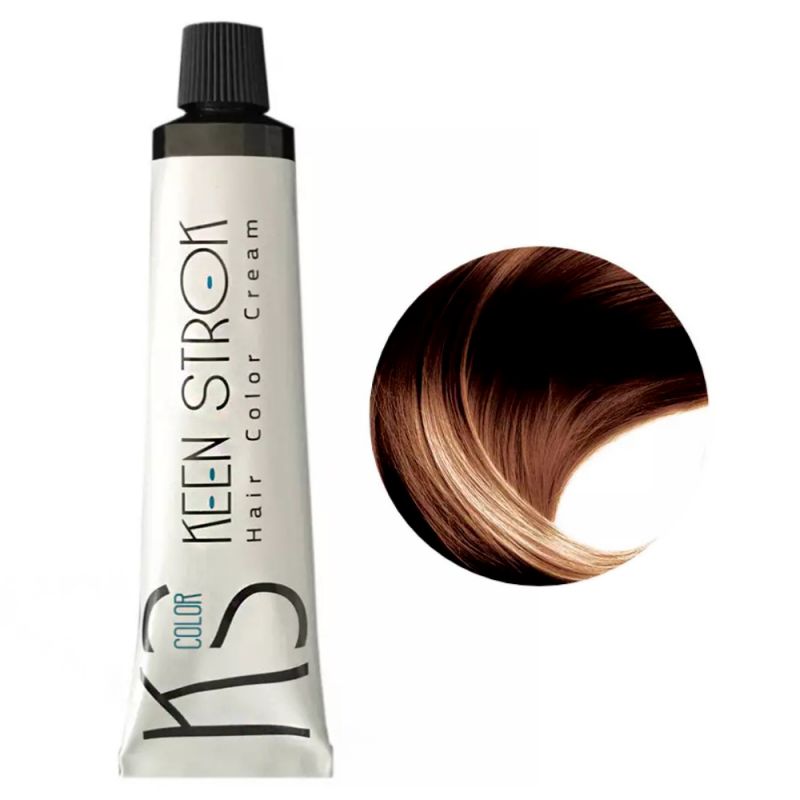Крем-фарба для волосся Keen Strok Hair Color Cream 5.3 (золотистий світлий коричневий) 100 мл