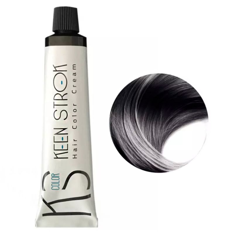 Крем-фарба для волосся Keen Strok Hair Color Cream 7.1 (попелястий блонд) 100 мл