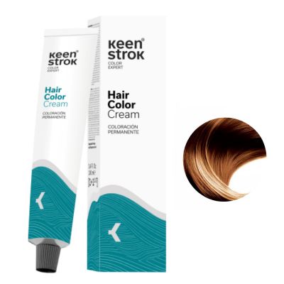Крем-фарба для волосся Keen Strok Hair Color Cream 7.3 (золотистий блонд) 100 мл