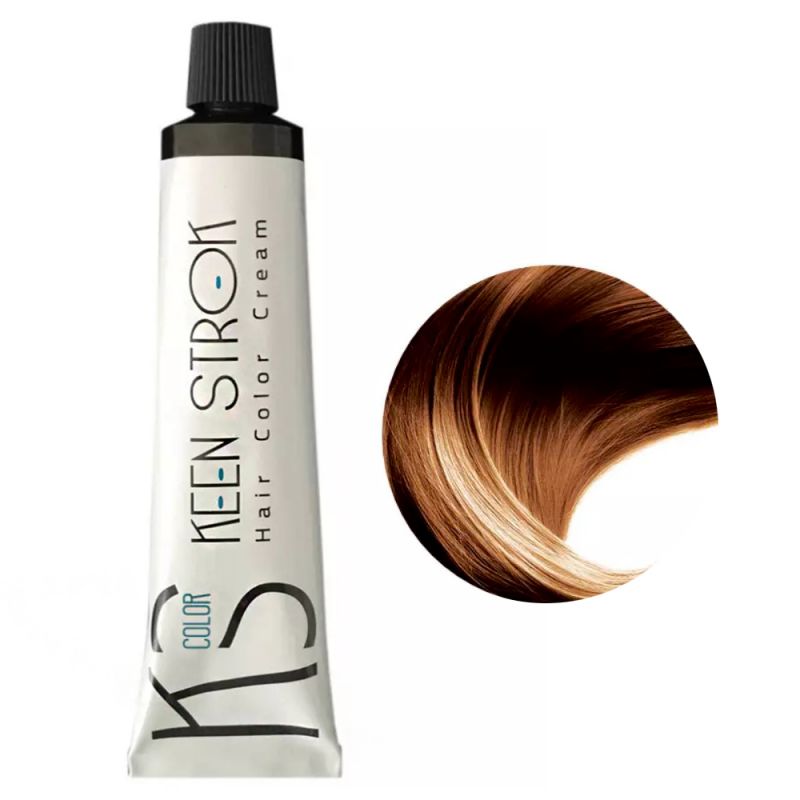 Крем-фарба для волосся Keen Strok Hair Color Cream 7.3 (золотистий блонд) 100 мл