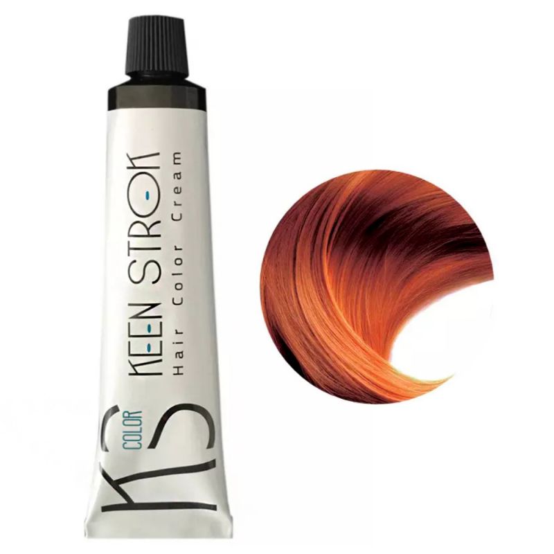 Крем-фарба для волосся Keen Strok Hair Color Cream 7.4 (мідний блонд) 100 мл