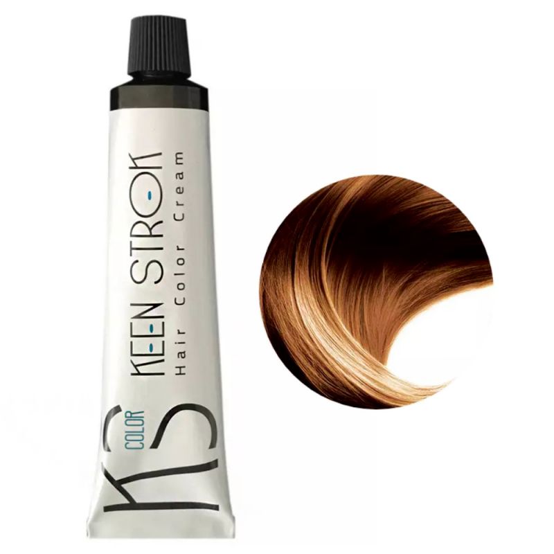 Крем-фарба для волосся Keen Strok Hair Color Cream 8.3 (золотистий світлий блонд) 100 мл