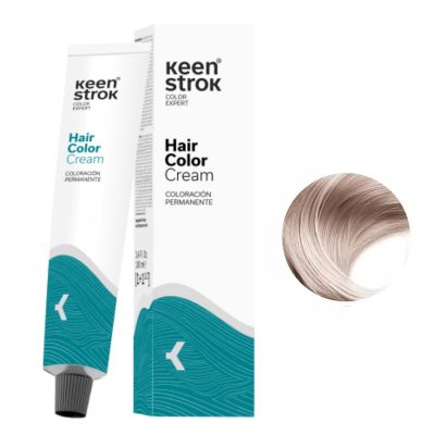 Крем-фарба для волосся Keen Strok Hair Color Cream 9.1 (дуже світлий попелястий блонд) 100 мл
