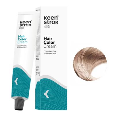 Крем-фарба для волосся Keen Strok Hair Color Cream 10.1 (платиновий попелястий блонд) 100 мл