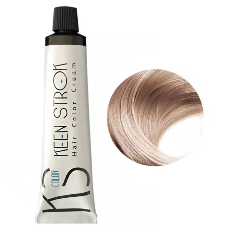 Крем-краска для волос Keen Strok Hair Color Cream 10.1 (платиновый пепельный блонд) 100 мл