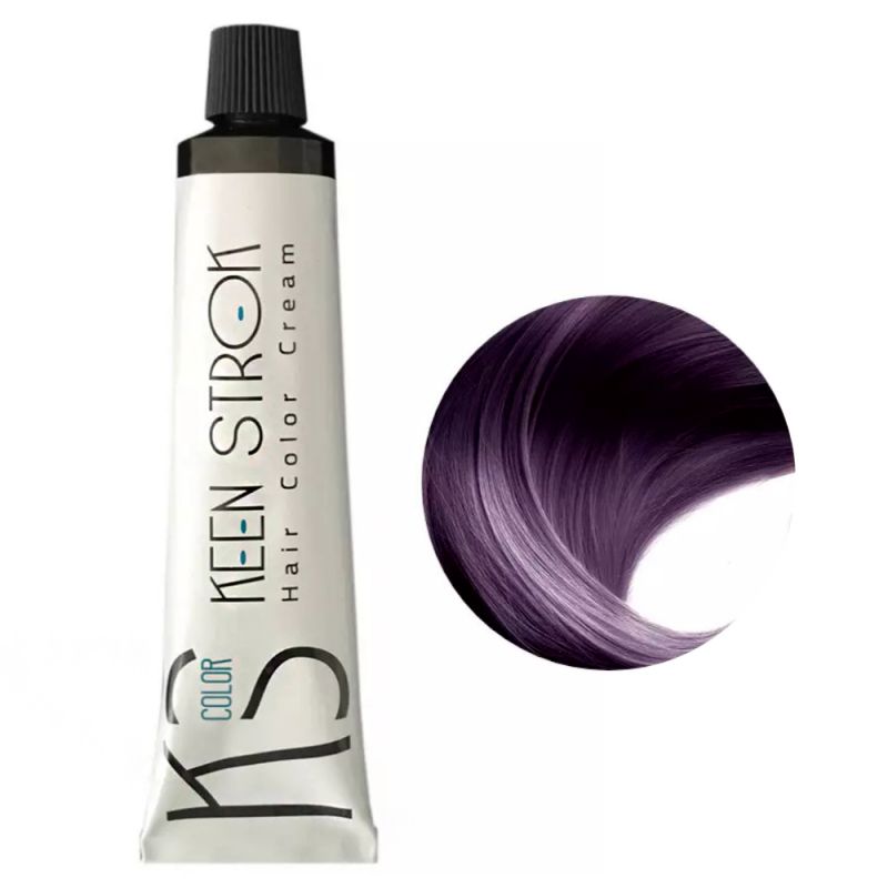 Крем-краска для волос Keen Strok Hair Color Cream 5.22 (интенсивный светлый фиолетово-коричневый) 100 мл