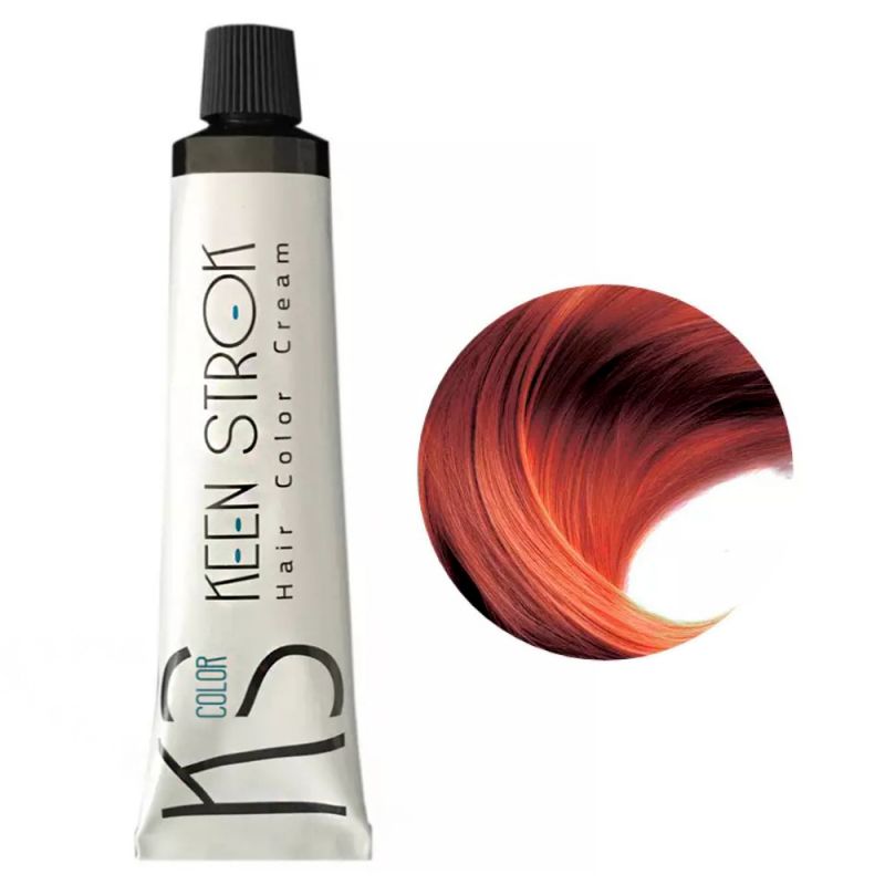 Крем-фарба для волосся Keen Strok Hair Color Cream 6.44 (інтенсивний мідний темний блонд) 100 мл
