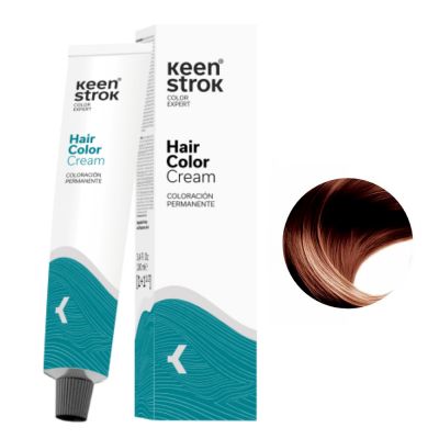 Крем-фарба для волосся Keen Strok Hair Color Cream 6.93 (золотисто-коричневий темний блонд) 100 мл