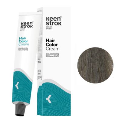 Крем-краска для волос Keen Strok Hair Color Cream 7.11 (интенсивный пепельный блондин) 100 мл
