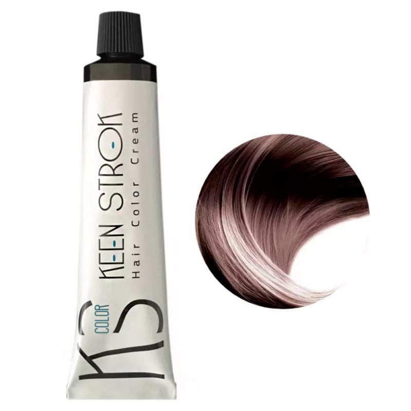Крем-краска для волос Keen Strok Hair Color Cream 7.21 (жемчужно-пепельный блонд) 100 мл
