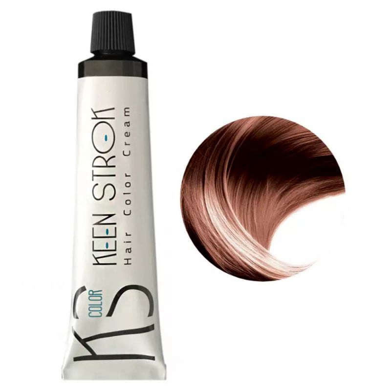 Крем-краска для волос Keen Strok Hair Color Cream 7.23 (золотисто-жемчужный блонд) 100 мл