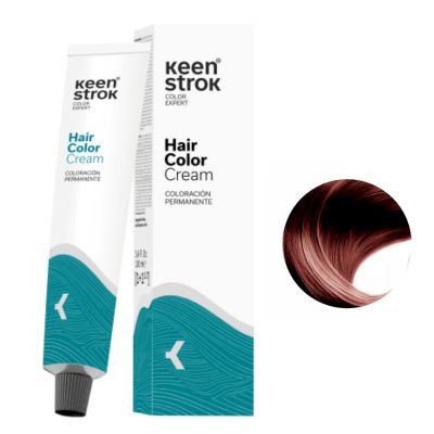 Крем-краска для волос Keen Strok Hair Color Cream 7.35 (золотисто-махагоновый блонд) 100 мл