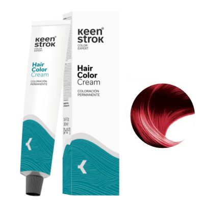 Крем-краска для волос Keen Strok Hair Color Cream 7.66 (насыщенный красный блонд) 100 мл