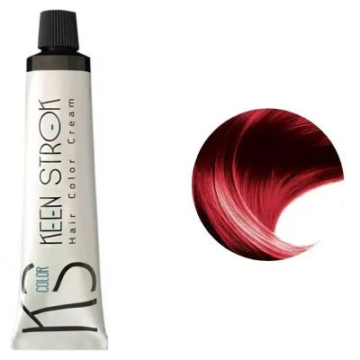 Крем-фарба для волосся Keen Strok Hair Color Cream 7.66 (насичений червоний блонд) 100 мл