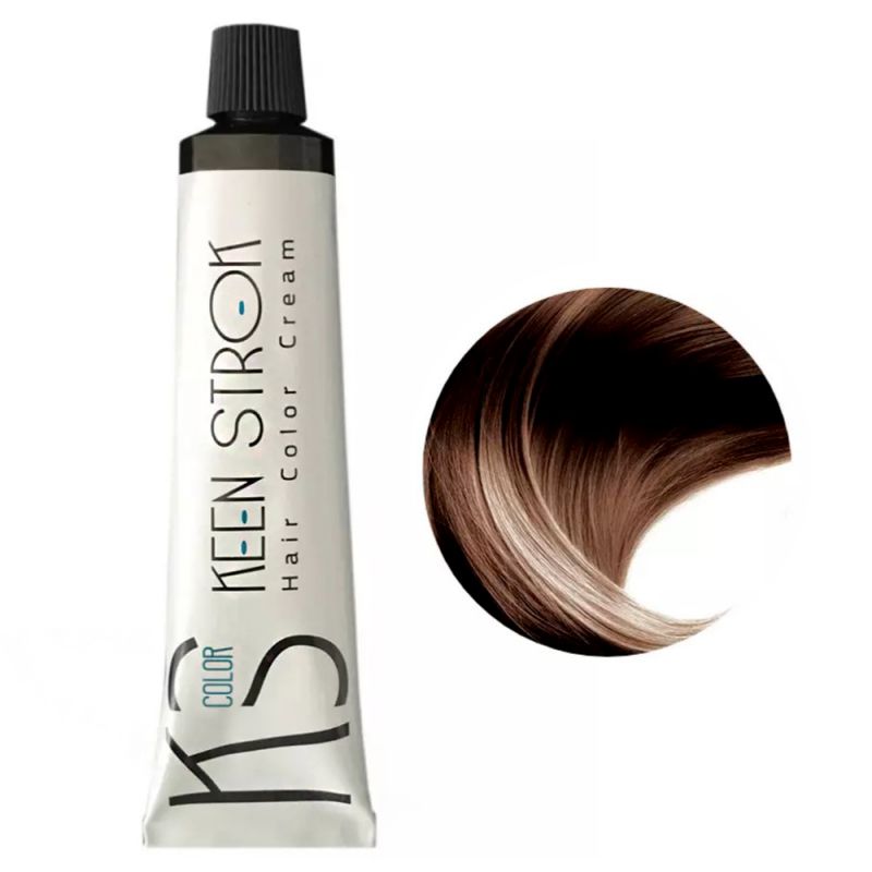 Крем-краска для волос Keen Strok Hair Color Cream 7.99 (насыщенный коричневый блонд) 100 мл