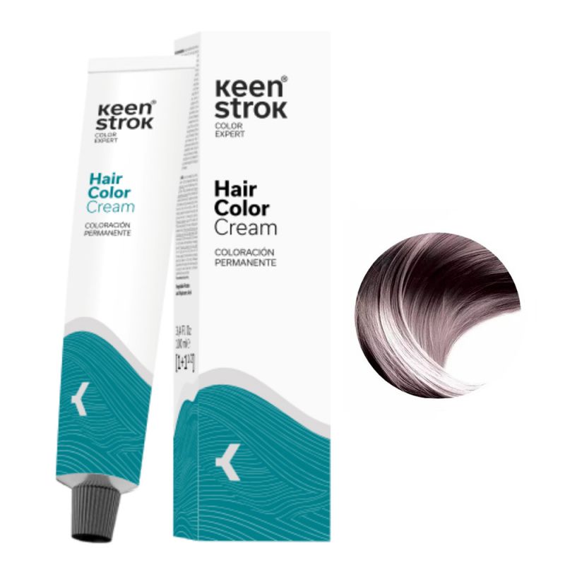 Крем-краска для волос Keen Strok Hair Color Cream 10.21 (платиновый пепельно-ирисовый блонд) 100 мл