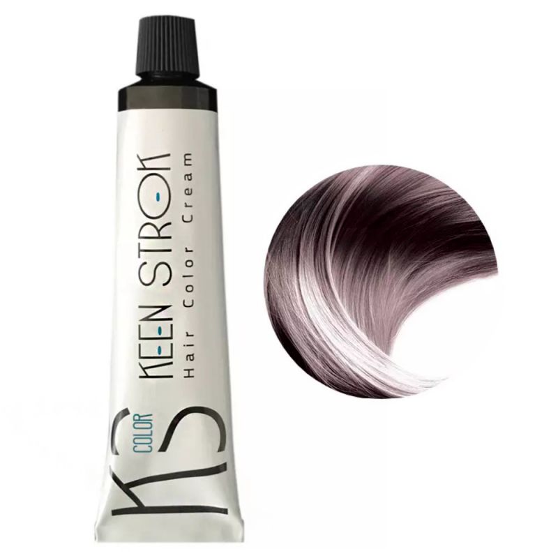 Крем-фарба для волосся Keen Strok Hair Color Cream 10.21 (платиновий попелясто-ірисовий блонд) 100 мл