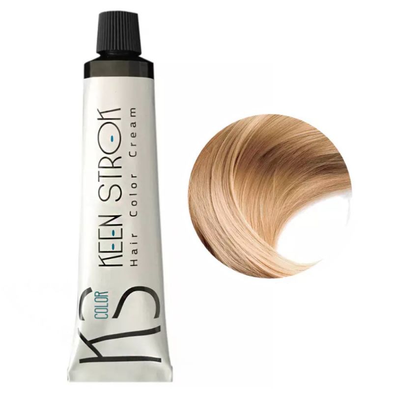 Крем-краска для волос Keen Strok Hair Color Cream 10.31 (платиновый пепельно-золотистый блонд) 100 мл