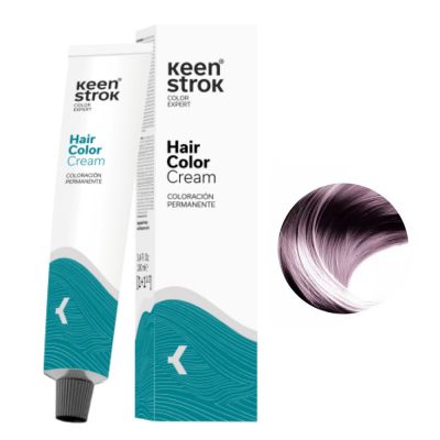 Крем-фарба для волосся Keen Strok Hair Color Cream 11.21 (супер світлий ірисово-попелястий) 100 мл