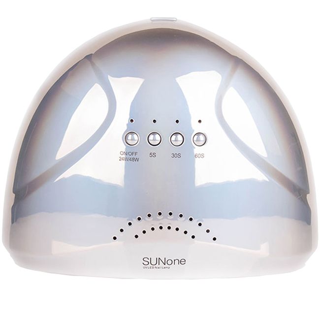 Лампа манікюрна SUNone Mirror LED-UV Silver 48 Вт