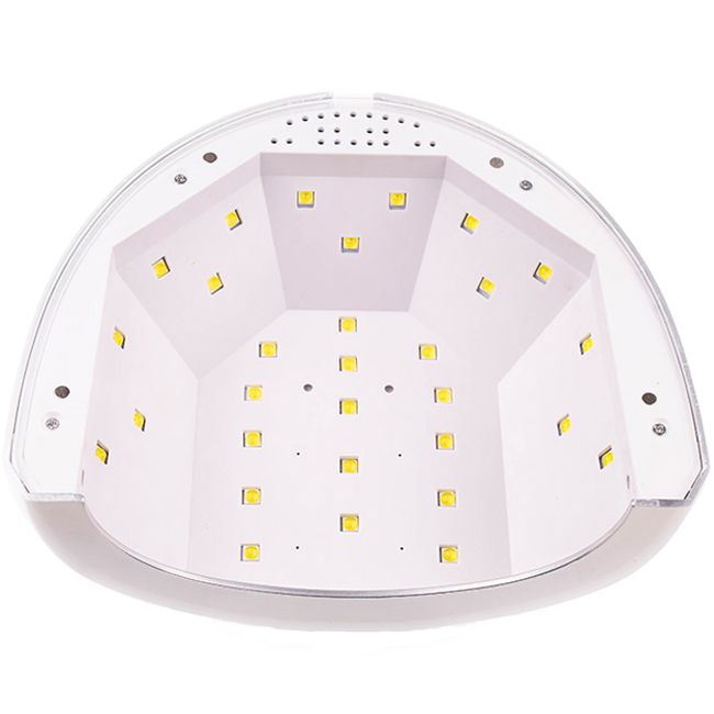 Лампа манікюрна SUNone Mirror LED-UV Silver 48 Вт