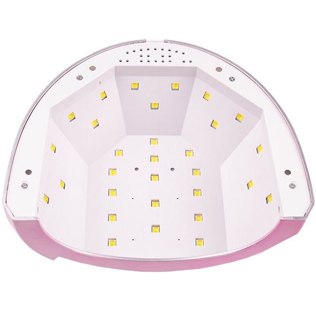 Лампа маникюрная SUNone Mirror LED-UV Pink 48 Вт