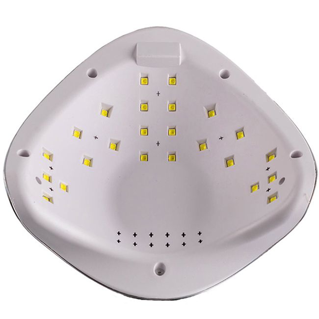 Лампа для манікюру SUN 5 Mirror LED-UV Silver 48 Вт