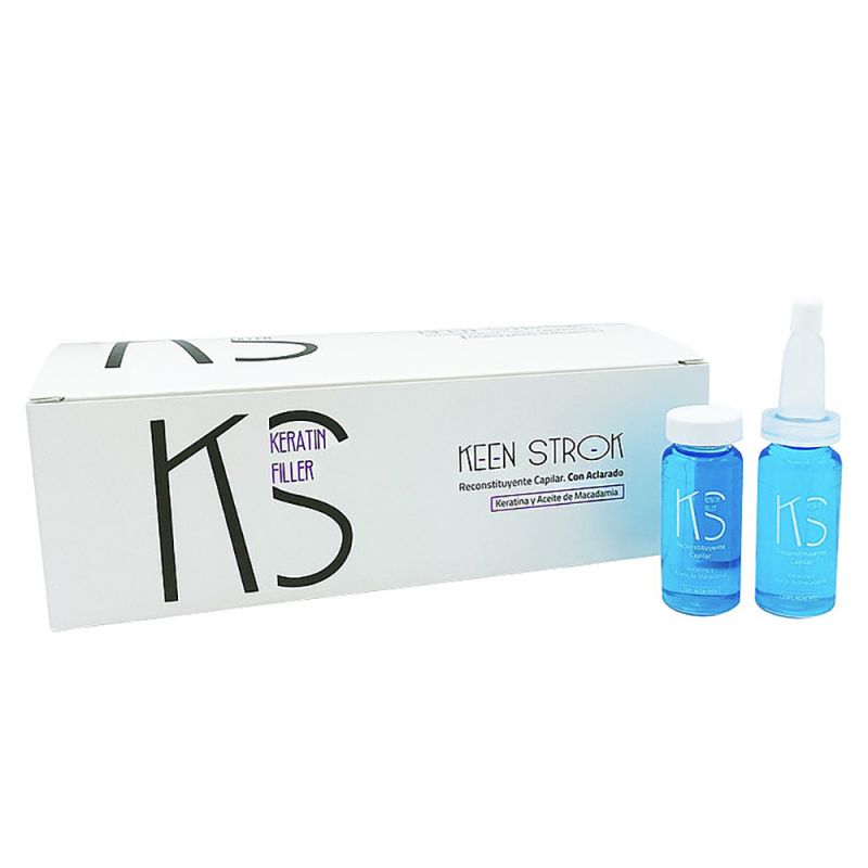 Кератиновый филлер для волос с маслом макадамии Keen Strok Keratin Filler 15x15 мл