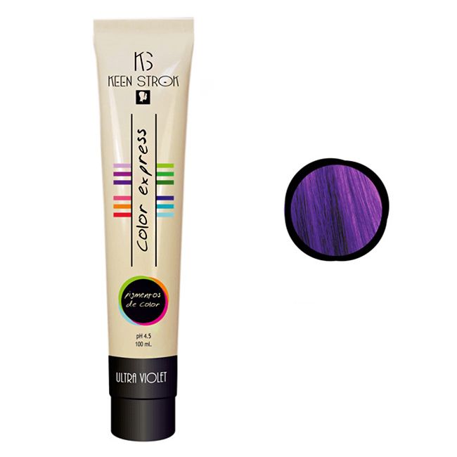 Краска для волос Keen Strok Color Express Pigmento Ultra Violet (фиолетовый) 100 мл