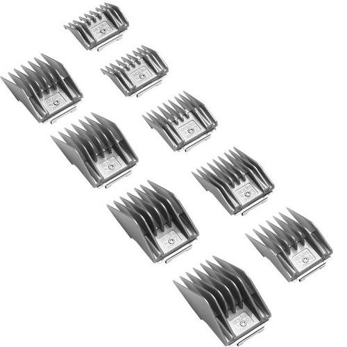 Набор насадок для машинки Andis 9-Piece Universal Attachment Comb Grey Set